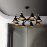 Люстра на штанге CODA D88 Black от ImperiumLoft
