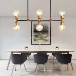 Подвесной реечный светильник DUM LONG White от ImperiumLoft