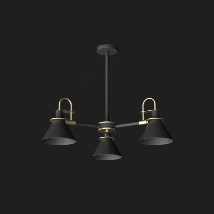 Люстра на штанге CODA D76 Black от ImperiumLoft