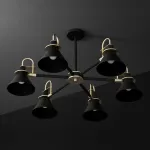 Люстра на штанге CODA D88 Black от ImperiumLoft