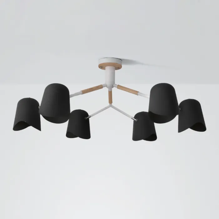 Люстра на штанге NOTCH D94 Black от ImperiumLoft