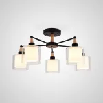 Люстра на штанге RICE D60 Black от ImperiumLoft