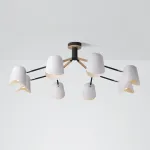 Люстра на штанге NOTCH D110 White от ImperiumLoft
