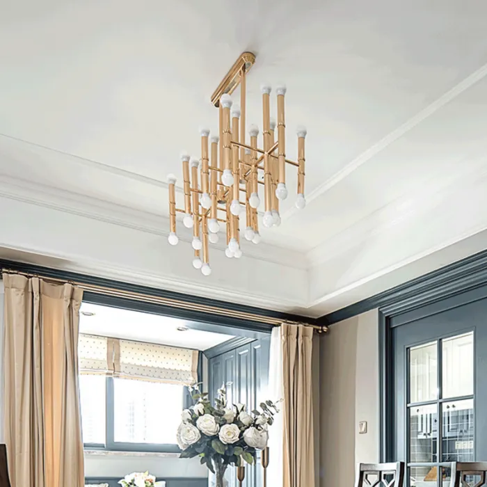 Подвесная рядная люстра CONSTA L30 Gold от ImperiumLoft