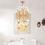 Подвесная рядная люстра CONSTA L30 Gold от ImperiumLoft