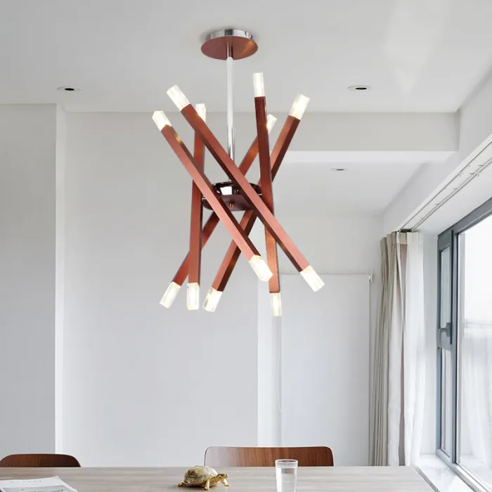 Люстра на штанге SNAP D62 Gold от ImperiumLoft