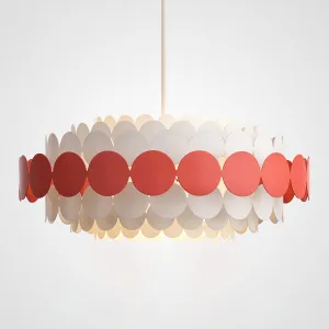 Люстра на штанге ASOLA D80 Red by ImperiumLoft