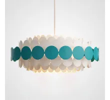 Люстра на штанге ASOLA D80 Blue by ImperiumLoft