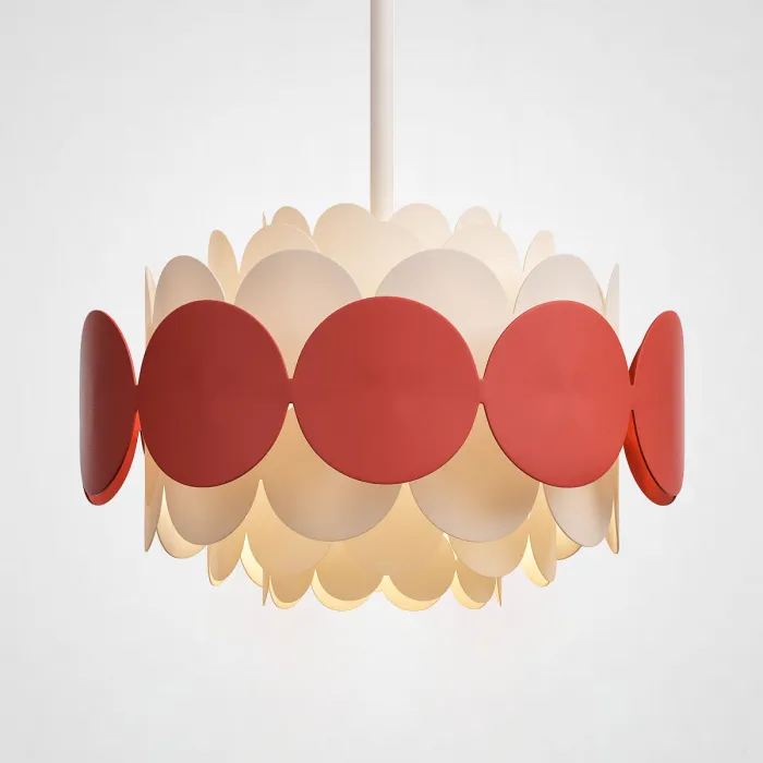 Люстра на штанге ASOLA D40 Red by ImperiumLoft от ImperiumLoft