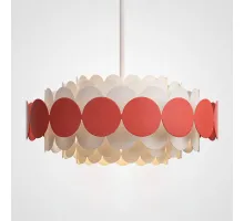 Люстра на штанге ASOLA D60 Red by ImperiumLoft