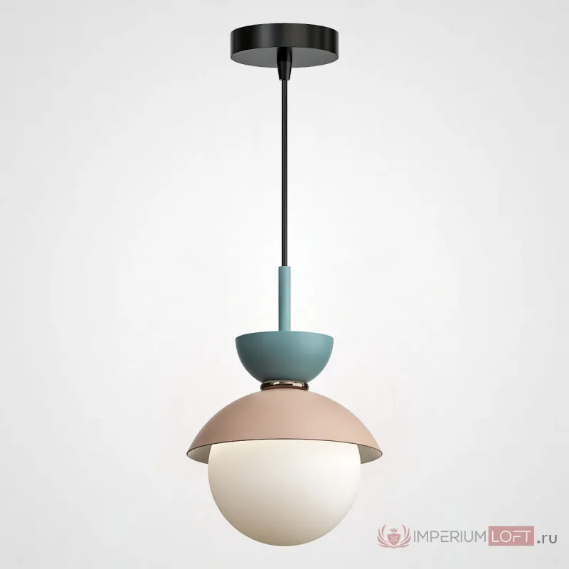 Подвесной светильник POMPON Голубой - Розовый от ImperiumLoft