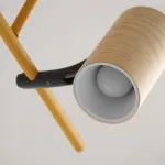 Подвесной реечный светильник BARREL B Green от ImperiumLoft