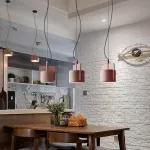 Подвесной бетонный светильник SKOVL A Песочный от ImperiumLoft