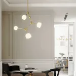 Дизайнерская люстра на штанге BUNS D70