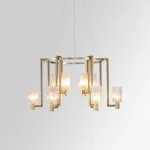 Подвесная кольцевая люстра KRISTEL D75 12 lamps от ImperiumLoft