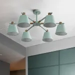 Потолочная люстра на штанге NATURA A BLUE 6 от ImperiumLoft
