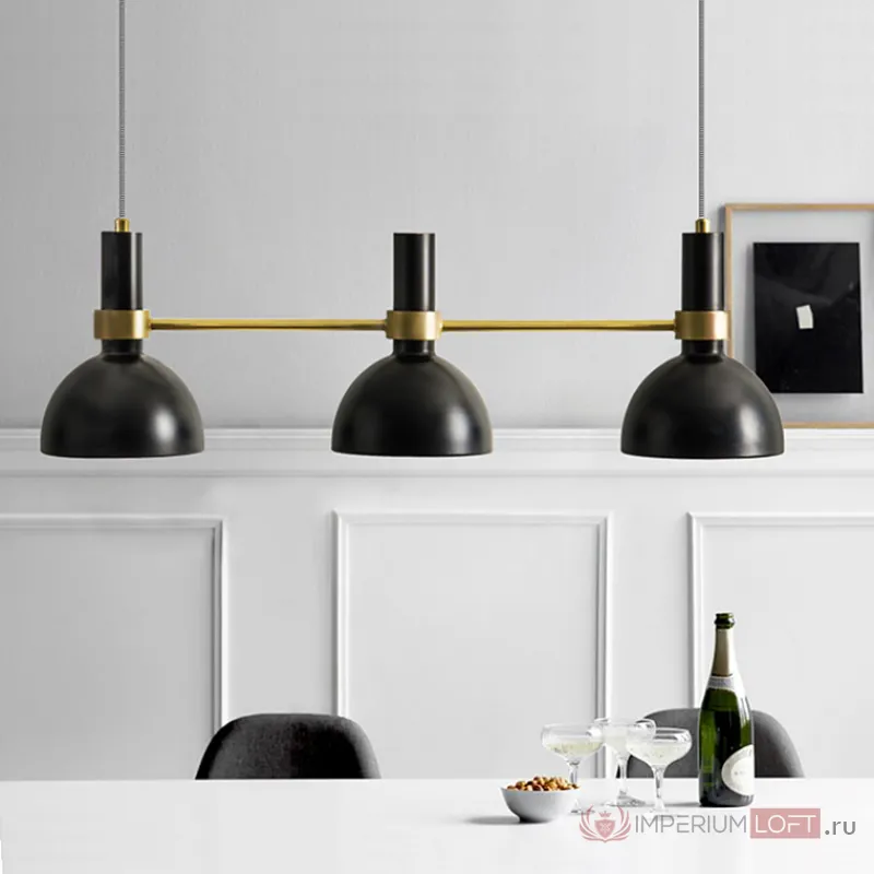 ПОДВЕСНОЙ СВЕТИЛЬНИК LARRY PENDANT 3L BLACK от ImperiumLoft