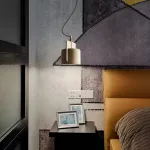 Подвесной бетонный светильник SKOVL A Песочный от ImperiumLoft