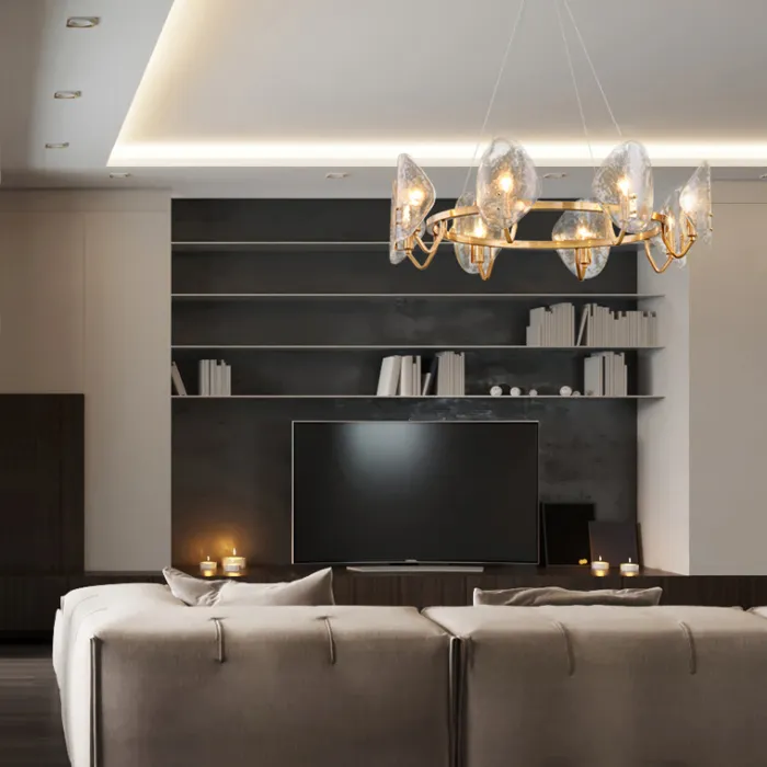Подвесная кольцевая люстра ICICLES от ImperiumLoft