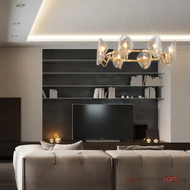 Подвесная кольцевая люстра ICICLES от ImperiumLoft