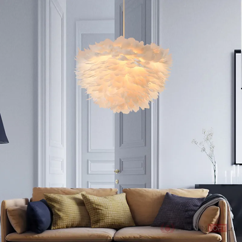 Люстра FEATHERS D70 Pink от ImperiumLoft