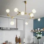 Дизайнерская люстра на штанге BUNS D70