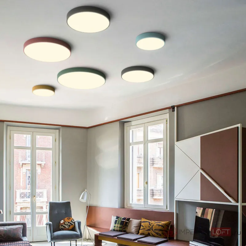 Потолочный светильник DISC COLOR D30 Blue от ImperiumLoft