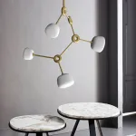 Дизайнерская люстра на штанге BUNS D70