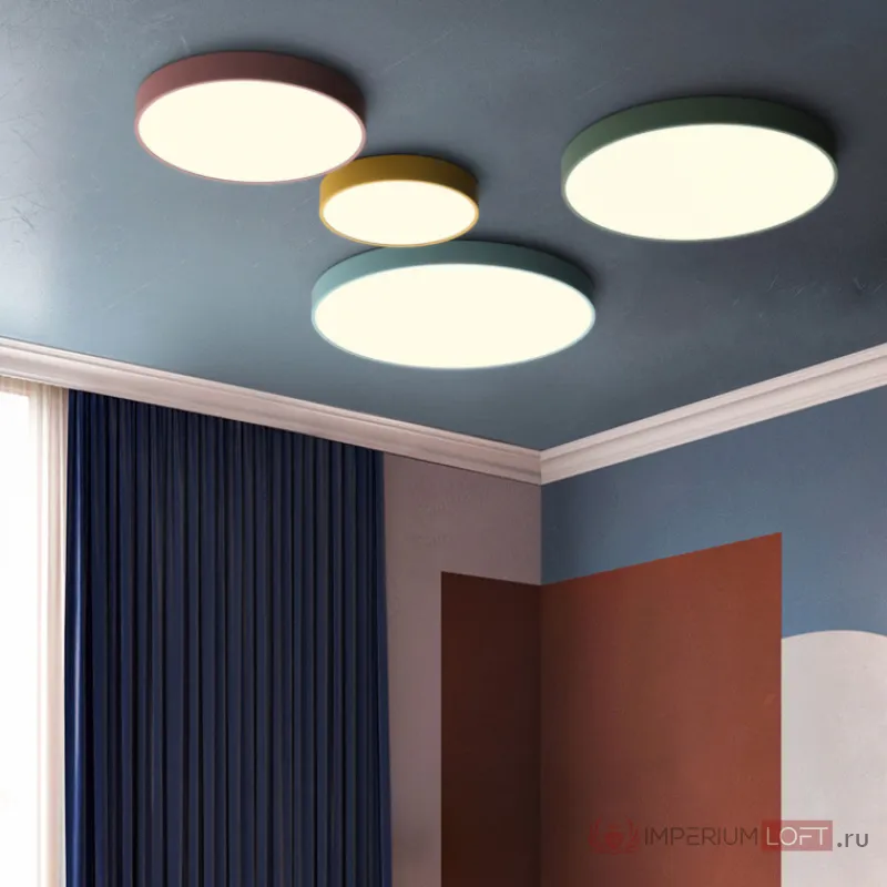 Потолочный светильник DISC COLOR D30 Blue от ImperiumLoft