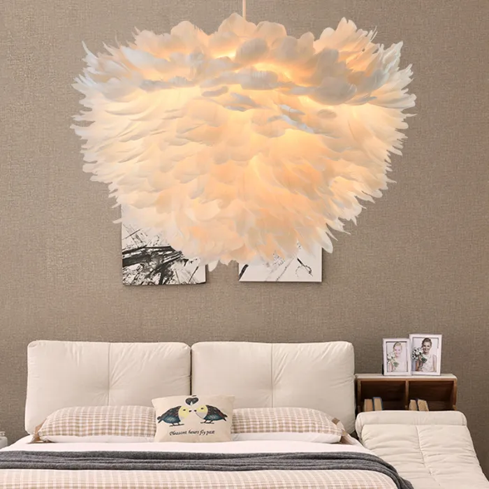 Люстра FEATHERS D70 White от ImperiumLoft