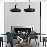 Подвесная люстра SPAN D25 Black от ImperiumLoft