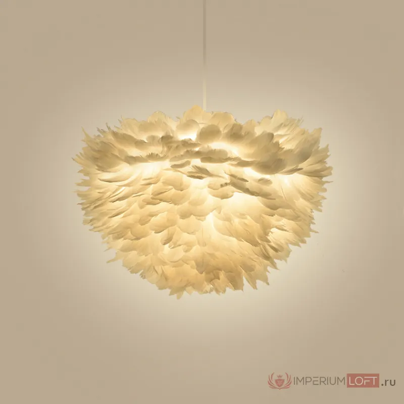 Люстра FEATHERS D40 White от ImperiumLoft