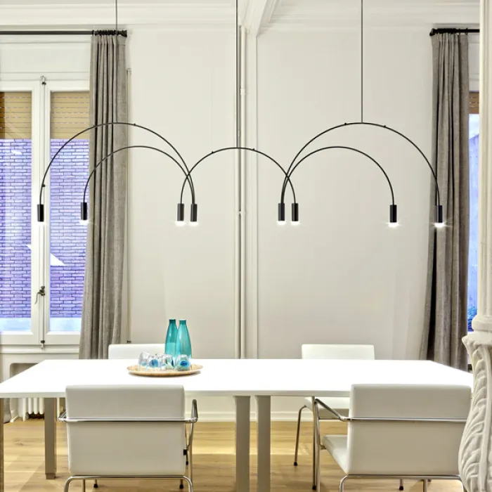 Подвесная люстра Volta Studio Black 4 от ImperiumLoft