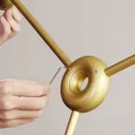 Дизайнерская люстра на штанге BUNS D70
