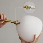 Дизайнерская люстра на штанге BUNS D70