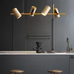 Подвесной реечный светильник BARREL B Green от ImperiumLoft