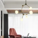 Дизайнерская люстра на штанге BUNS D70