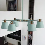 Потолочная люстра на штанге NATURA A BLUE 6 от ImperiumLoft