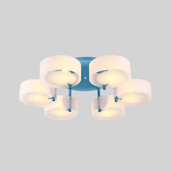 Потолочная люстра HEDDA D73 6 lamps Blue от ImperiumLoft