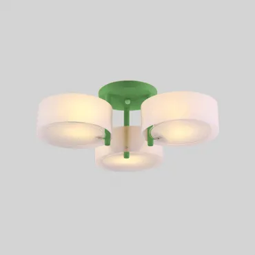 Потолочная люстра HEDDA D54 3 lamps Green от ImperiumLoft