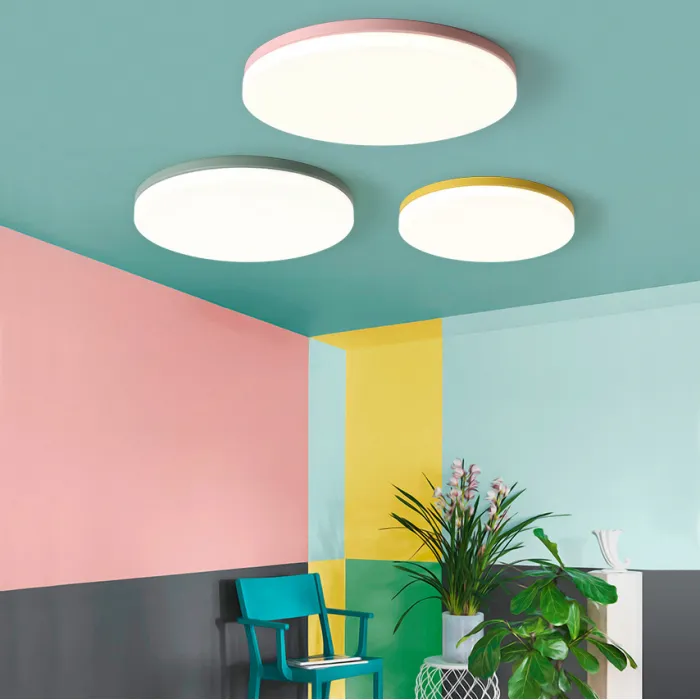 Потолочный светильник DISC HALF D38 Pink от ImperiumLoft