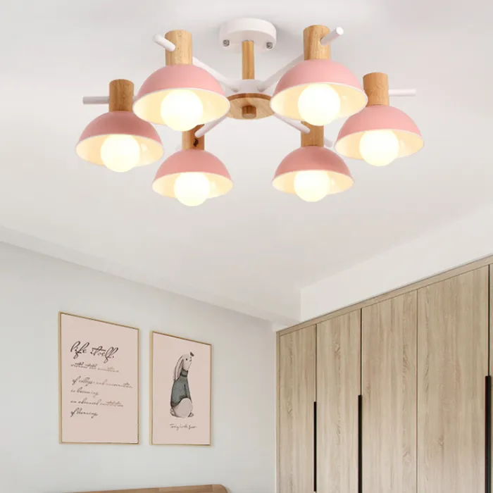 Люстра на штанге DOS D83 Pink от ImperiumLoft