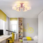 Потолочная люстра HEDDA D54 3 lamps Pink от ImperiumLoft