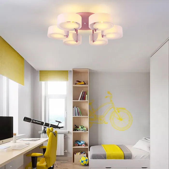 Потолочная люстра HEDDA D54 3 lamps Pink от ImperiumLoft