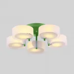 Потолочная люстра HEDDA D73 5 lamps Green от ImperiumLoft