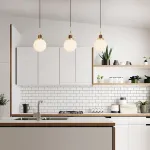 Подвесной светильник Arc Globe Полусфера D30 от ImperiumLoft