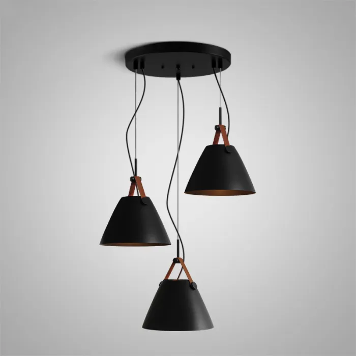 Подвесной светильник Strap A D40 Black от ImperiumLoft
