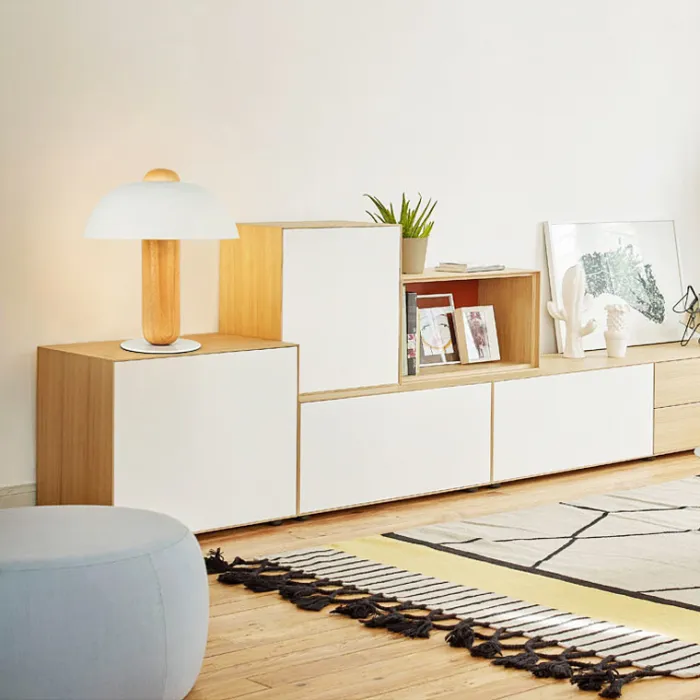 Настольная лампа MUSH White от ImperiumLoft