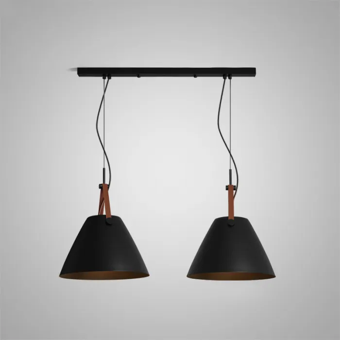 Подвесной светильник Strap A L2 Black от ImperiumLoft