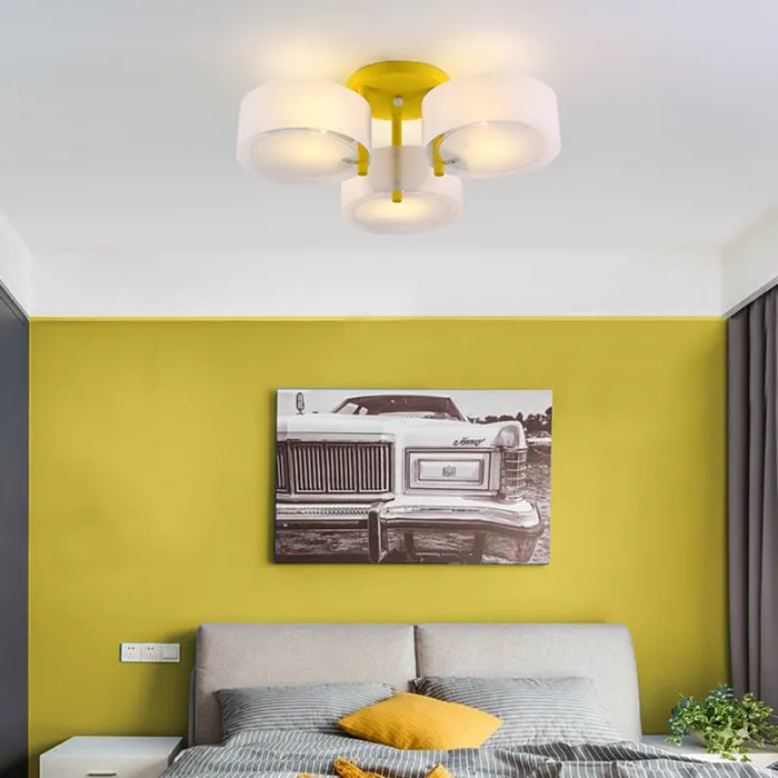 Потолочная люстра HEDDA D54 3 lamps Pink от ImperiumLoft